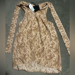 GoldRay Rattle Snake Halter Top NWT